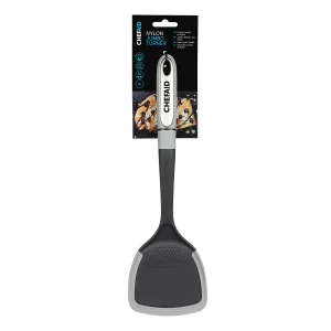 Chef Aid Jumbo Turner with Nylon Head and Silicone Edge