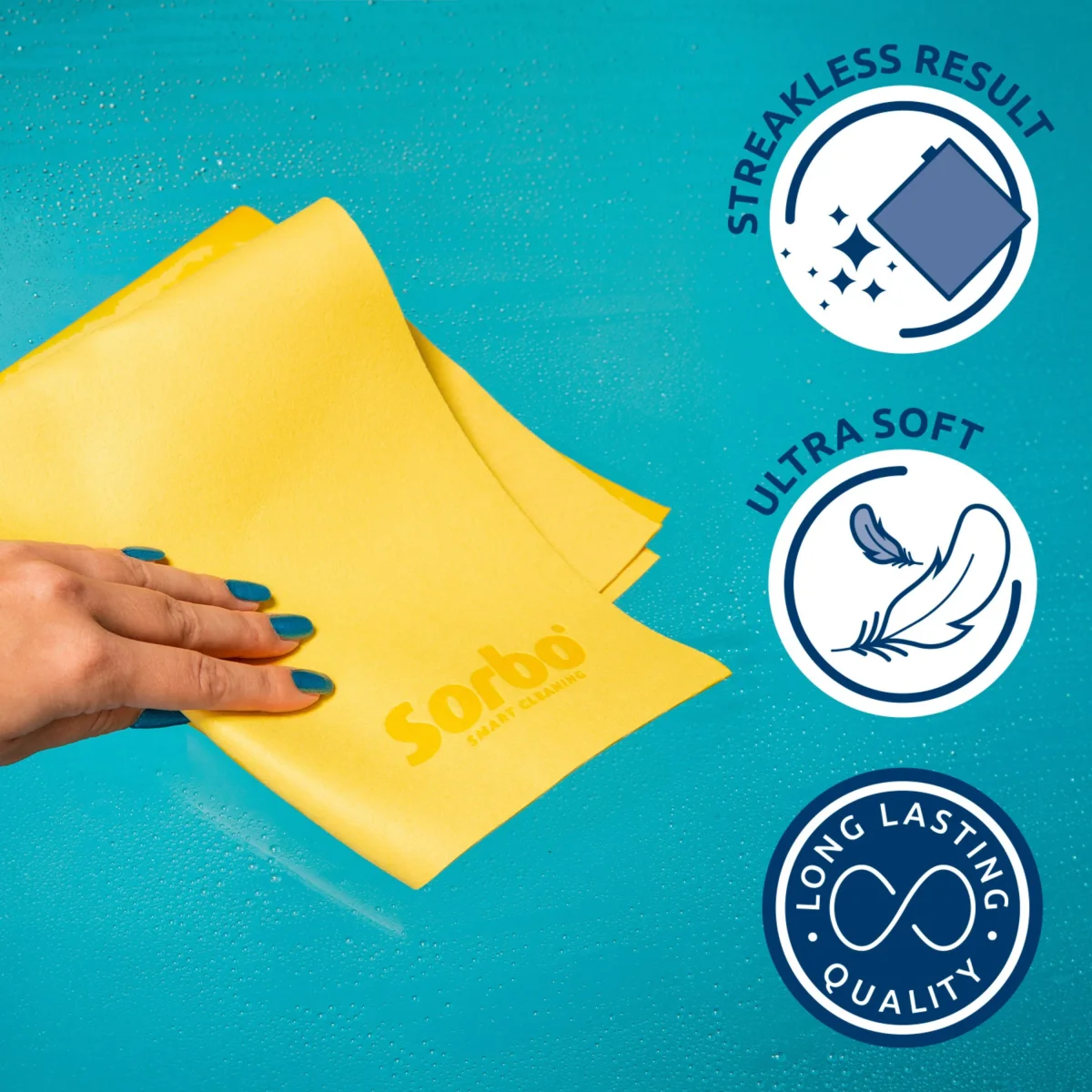 Sorbo Synthetic Miracle Chamois - Image 3